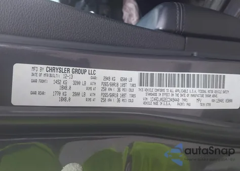 2014 Dodge Durango Sxt from USA, damaged, VIN 1C4RDJAG2EC349440